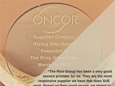 TRG Honored by Oncor as Rising Star Company of the Year